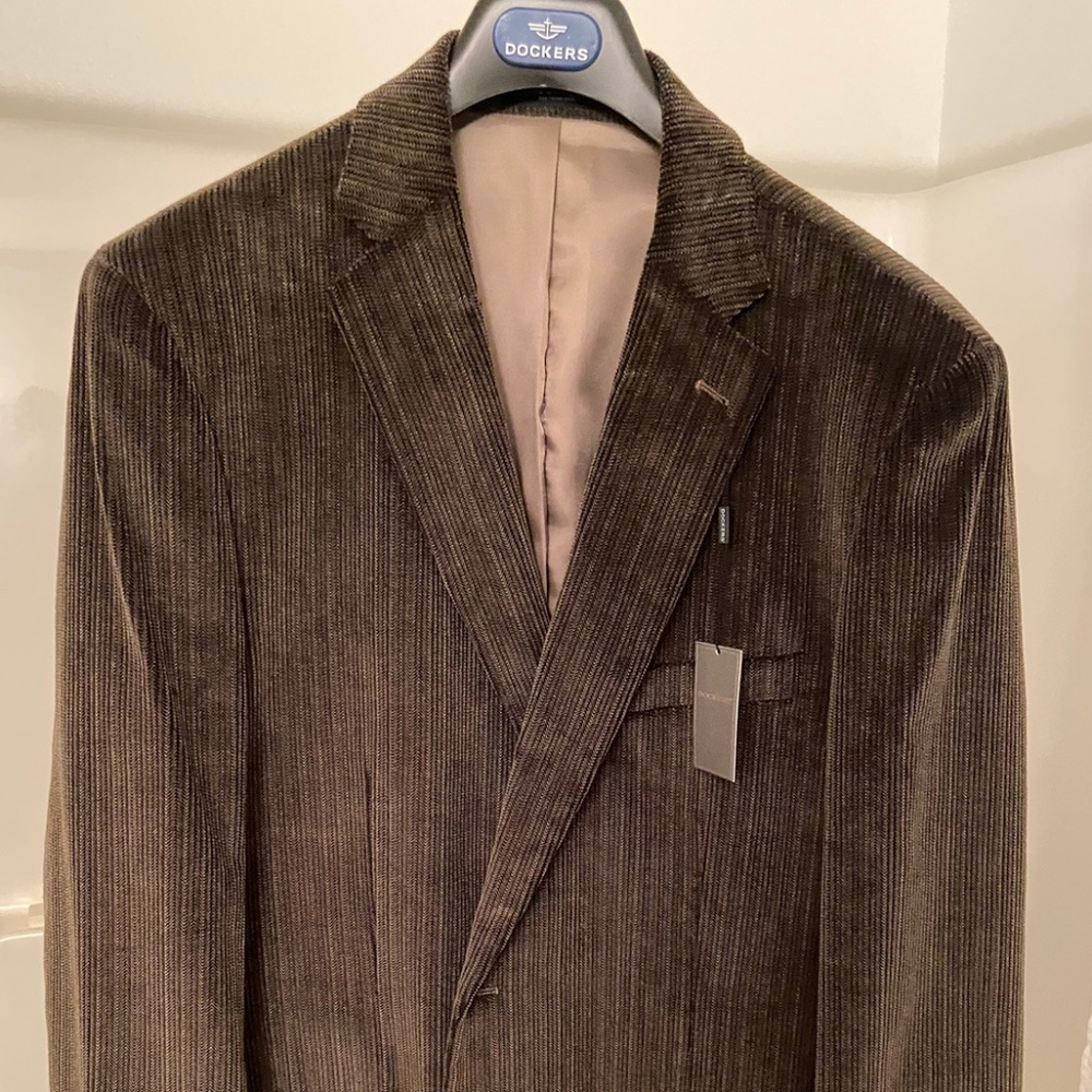Dockers Corduroy Sport Coat - Size 46L - NWT